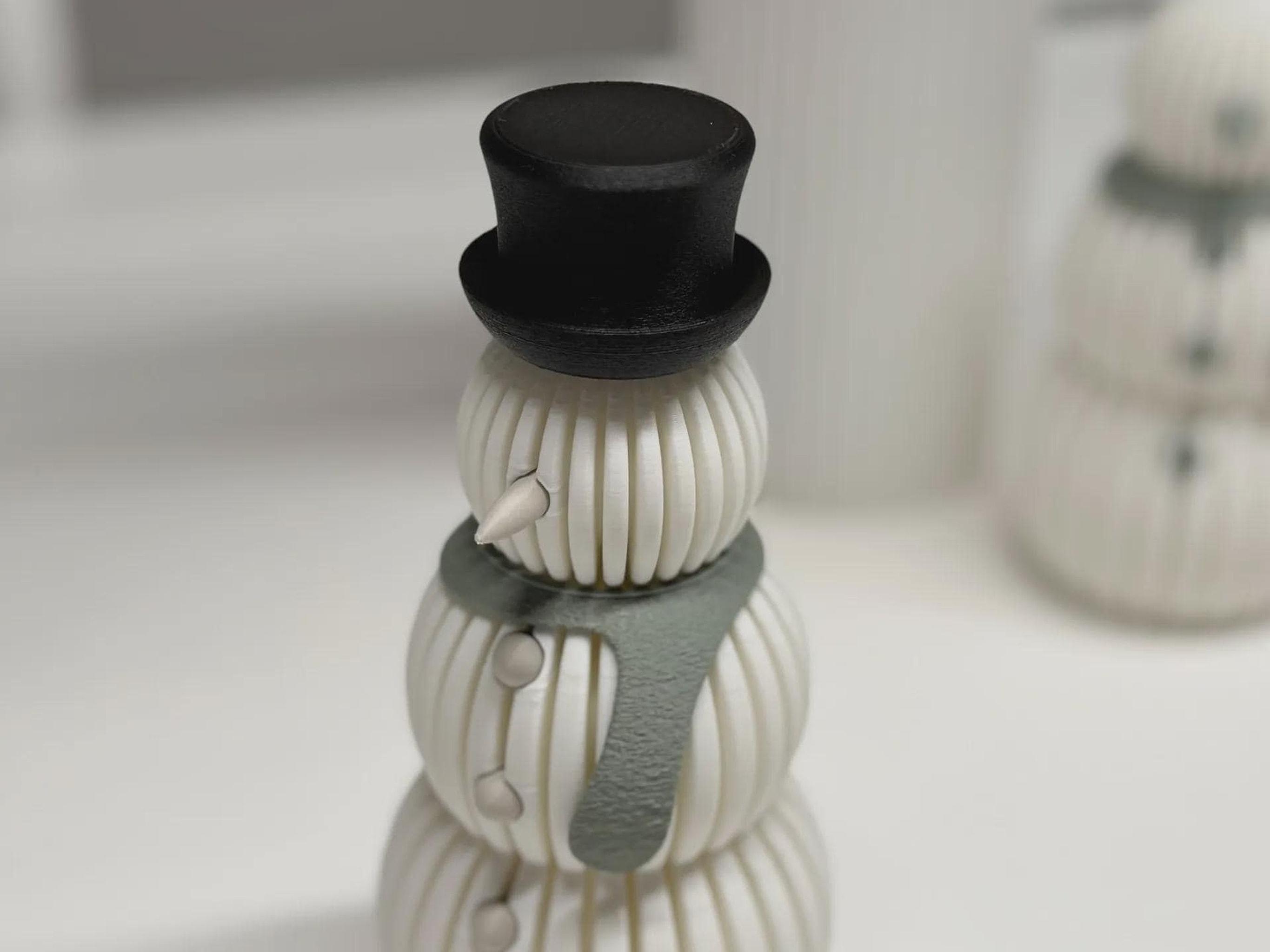 Ribbed Snowman Christmas Decor – photo 11